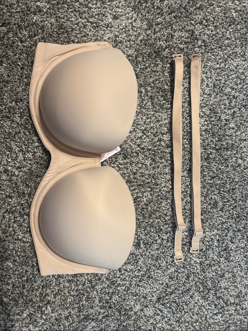 PINK Victoria's Secret Convertible Strapless Bra - Nude